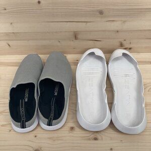 Muvez Weekender Mens Shoes Size 12 Gray Dual Sole Detachable Slip On Slippers